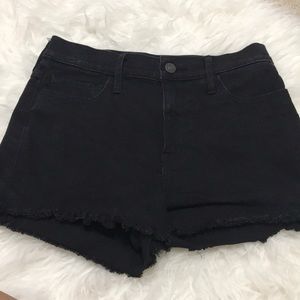 Black Jean Shorts